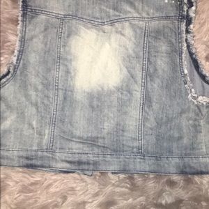 Jean jacket vest